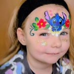 Kinderschminken Stitch – buntes Kinderschmink-Motiv