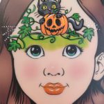 Kinderschminken Halloween – Kürbis-Motiv